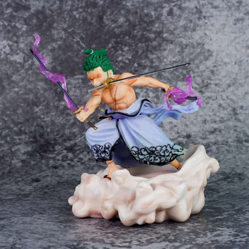 16cm einteilige Anime Figur roronoa zoro drei Klingen sa-Maximum Manga Anime Statue PVC Action figur Sammlung Modell Spielzeug