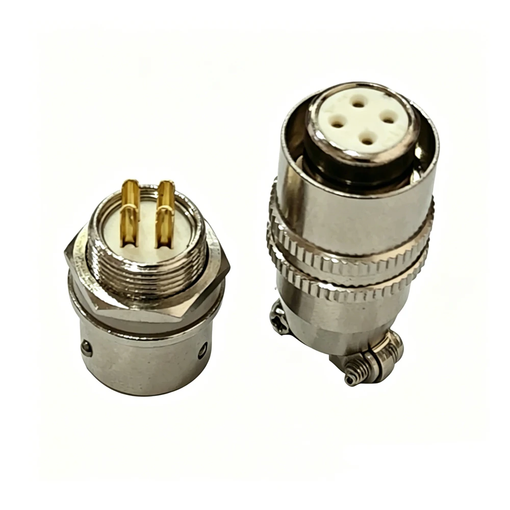 1 Set 12mm Gild XS12-(2/3/4/5/6/7/8) Screw Aviation Connector Plug,XS12J2Y,XS12K2P,The aviation plug Cable connectors