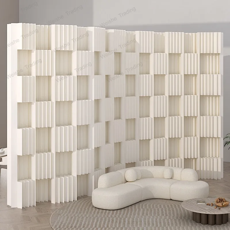Creative screen partition concave convex wall partition partition office living room screen exhibition live stream background