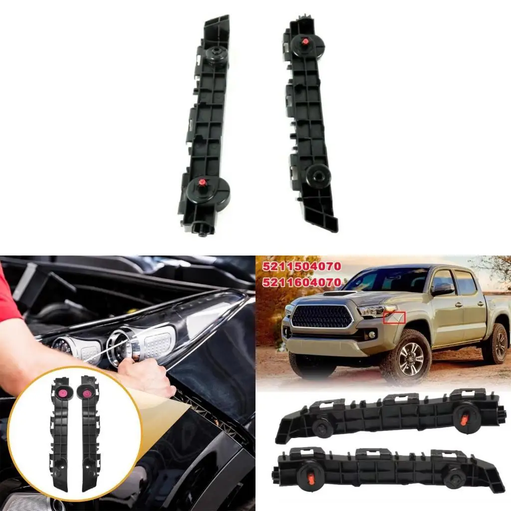 

Пара кронштейнов держателя переднего бампера, левый и правый кронштейны бампера для 16-23 лет, замена 5211504070 TO1043130