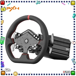 Pxn V12 Gaming Steering Racing Wheel Lite Simulator 6nm Real Direct Drive Force Feedback dla 7/8/10/11/Ps4/Xbox One Pc Windows