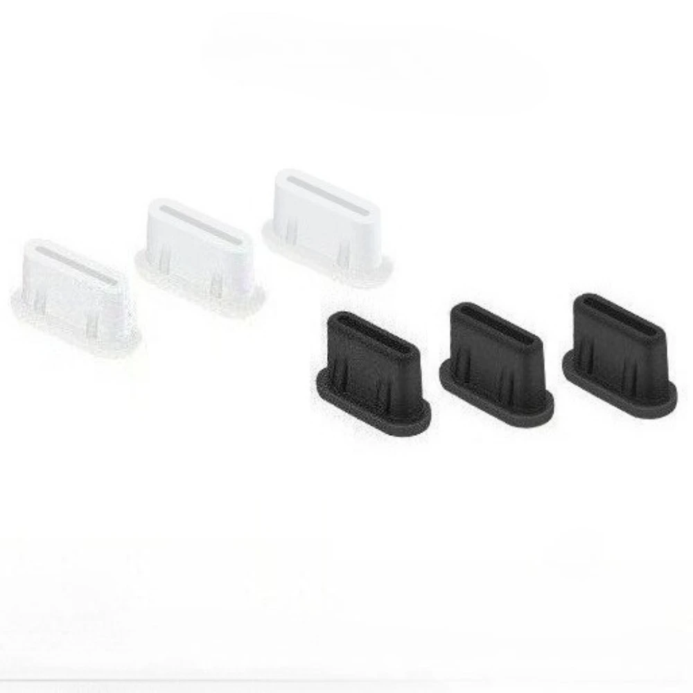 Typ-C Staubschutzstecker, Silikonabdeckung & Anti-Verlust-Stopper für DJI Mini 3 Pro & alle Typ-C-Geräte-Ladeanschlüsse