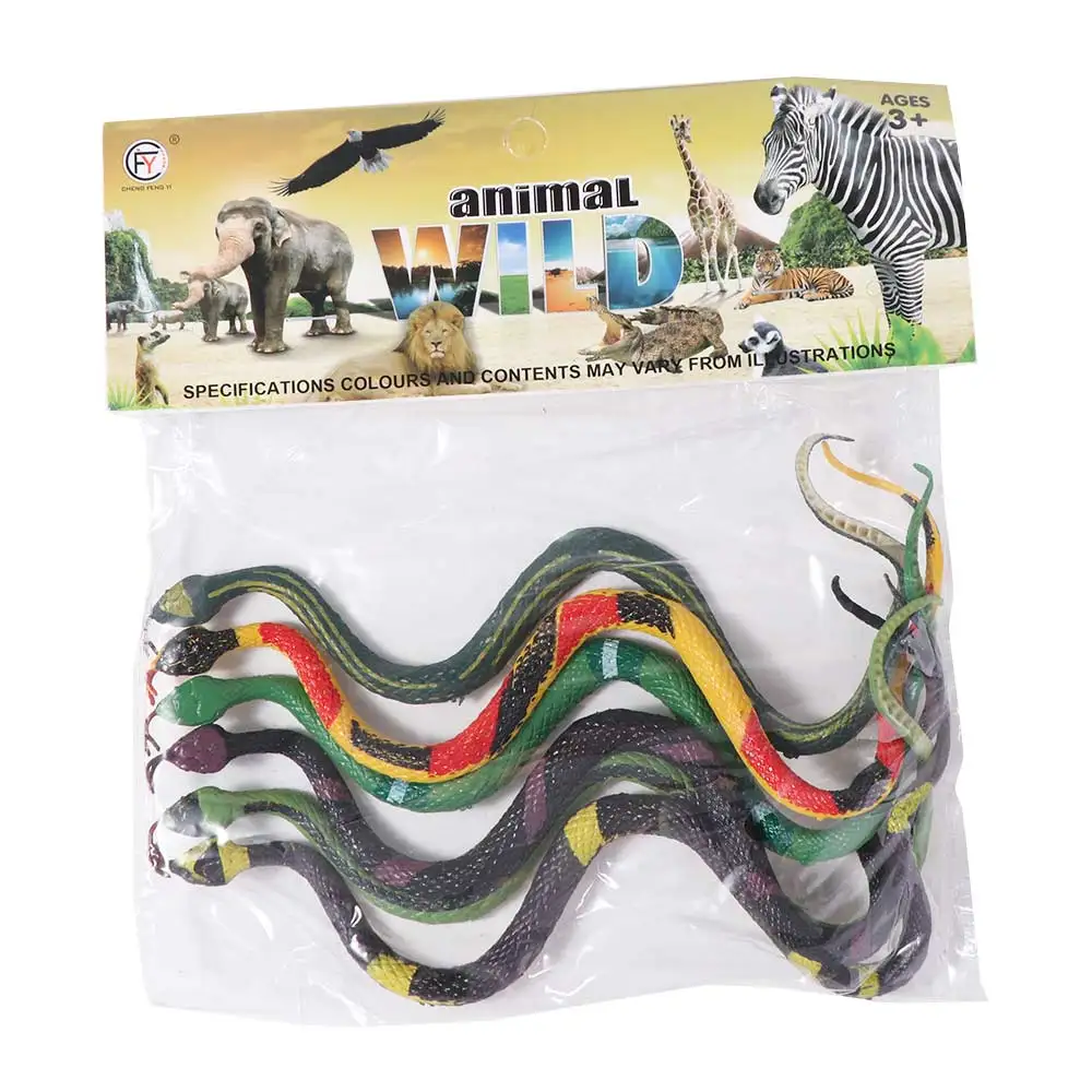 Modelo de serpiente cascabel de pitón de animales salvajes, figuras artificiales de Material de PVC, modelo de serpiente de simulación, gateo realista