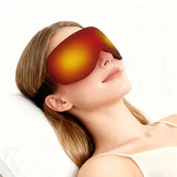 Heating Massage Eye Mask - Hot Compress Relieves Fatigue Dark Circles Aids Sleep 3 Gears…