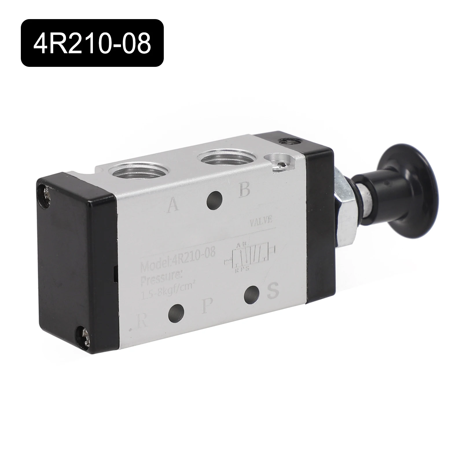 3R210-06 3R210-08 4R210-08 2 Way 3 Ports 5 Position Push And Pull Pneumatic Control Switch Reversing Manual Valve 110*30*20mm