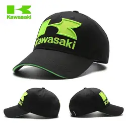 Kawasaki Motorcycle Riding Hat With F1 Racing Theme Design Suitable For Men And Women Car Fans Gift Outdoor Sports Duckbill Cap