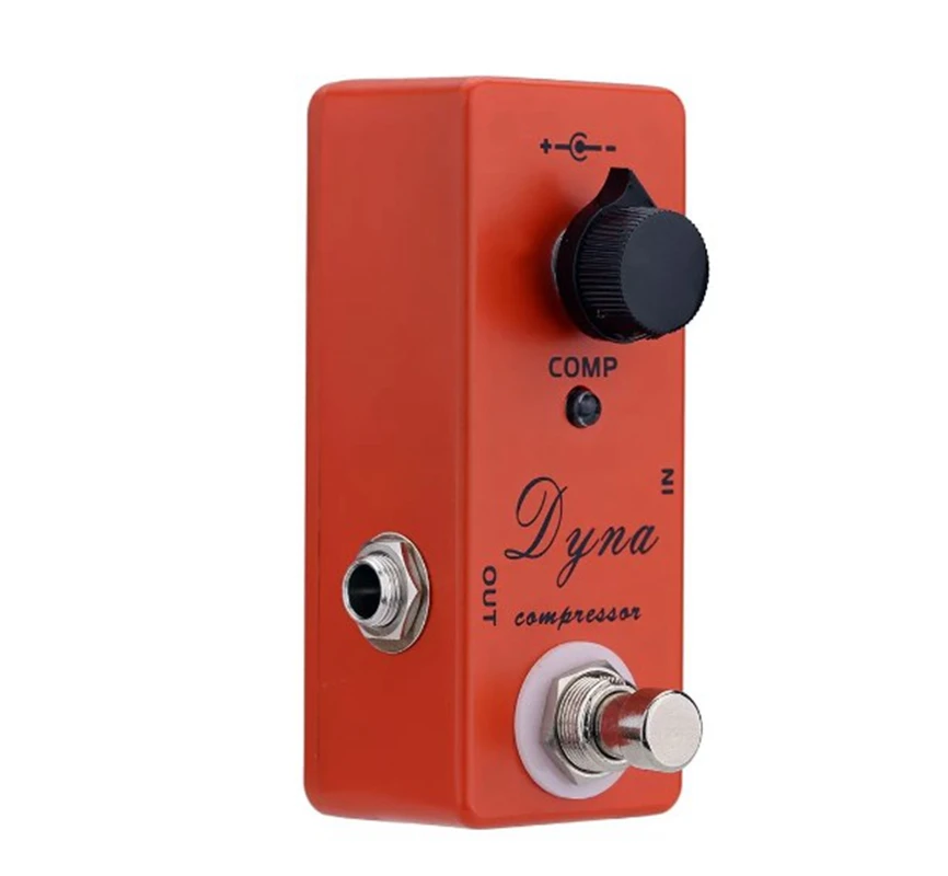 MOSKYAUDIO DYNA COMP Mini Single Effect Compressor Electric True Bypass with True Bypass Effects Processors Guitar Effects