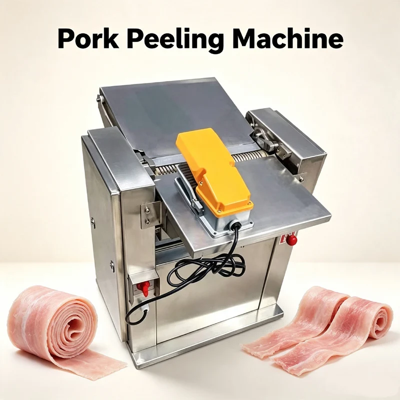 Pork Skinning Machine Commercial Electric Stainless Steel Fresh Pork Peeling Equipment Pork Skinning Machine