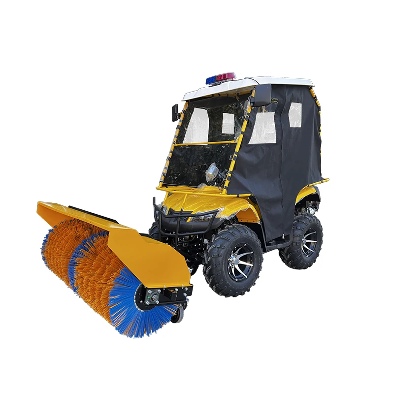 مصنع توريد مكنسة ركوب متعددة الوظائف بالجملة مجرفة القيادة الشتاء منفاخ الثلج تسليم سريع ركوب على Snowplow #6