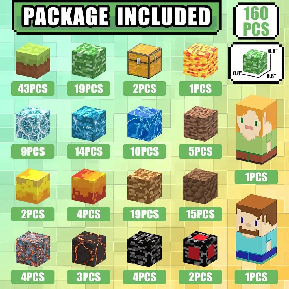 Zestaw magnetycznych klocków 3D dla dzieci od 3 lat, zabawki STEM do zabawy sensorycznej, idealne prezenty na Boże Narodzenie i urodziny