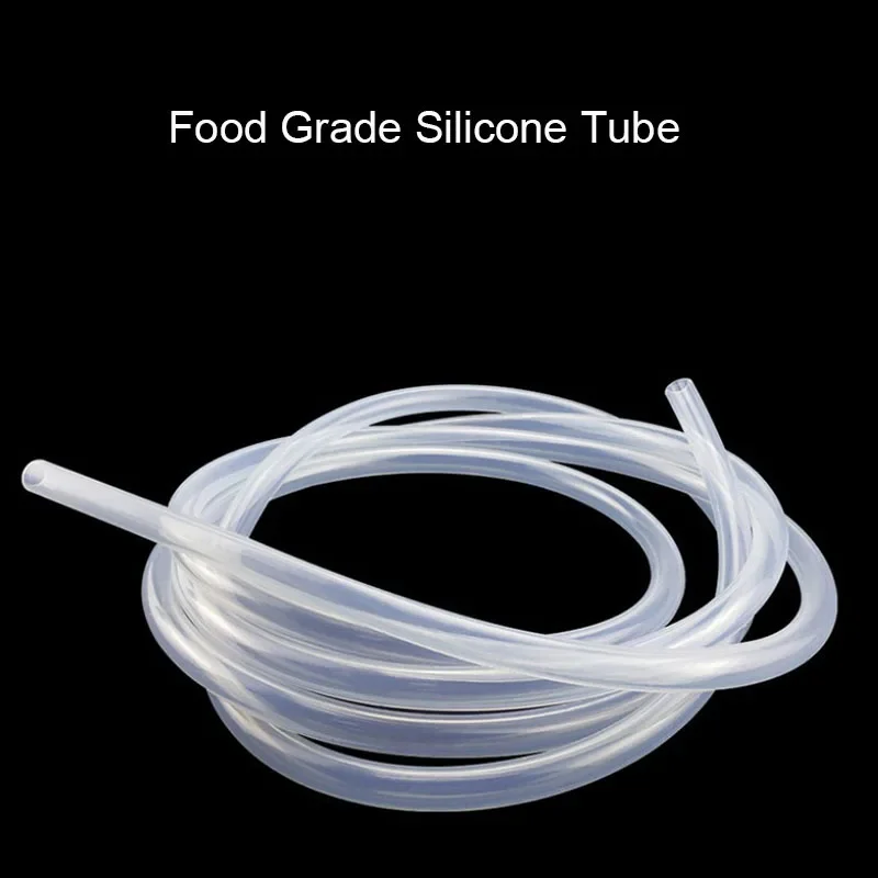 

1M/5M Clear Translucent Silicone Tube Aquarium Fish Tank Air Pipe Water Hose Soft Safe Rubber Flexible Tube Oxygen Tube