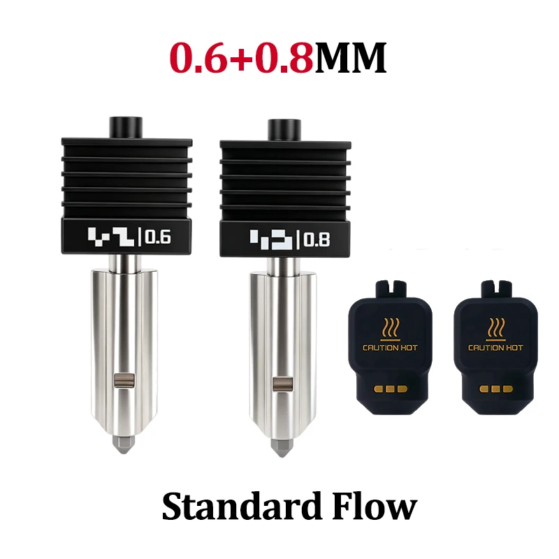 Für Bambu X2D P2S H2S Hotend – Bambu Lab Quick Swap Extruder, gehärteter Stahl Druckkopf, P2S Hotend Heizeinheit Ersatz