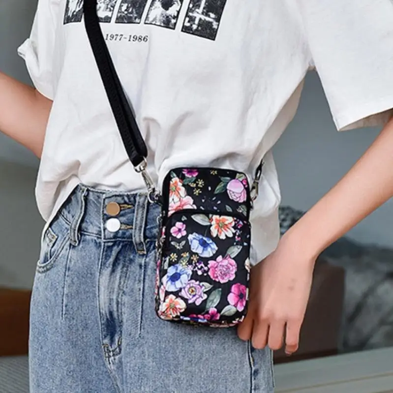 New Mobile Phone Bag Women\'s Messenger Bag Hanging Neck Coin Purse Vertical Handbag All-match Mini Small Crossbody Bag