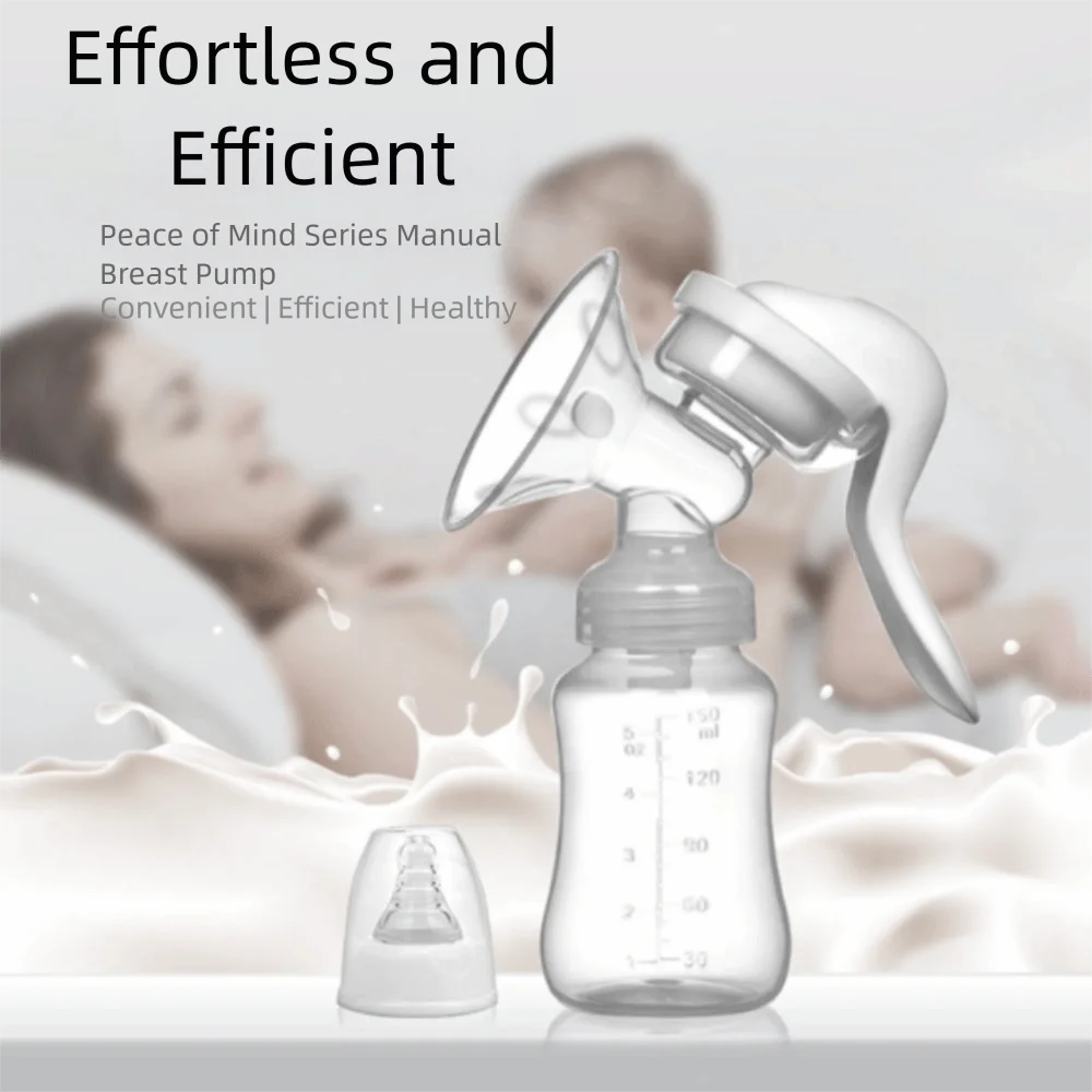 

BPA Free Manual Breast Pump Baby Nipple Powerful Suction Suction Milk Pump Postpartum Supplies Milk Bottle Breast Milk Pump