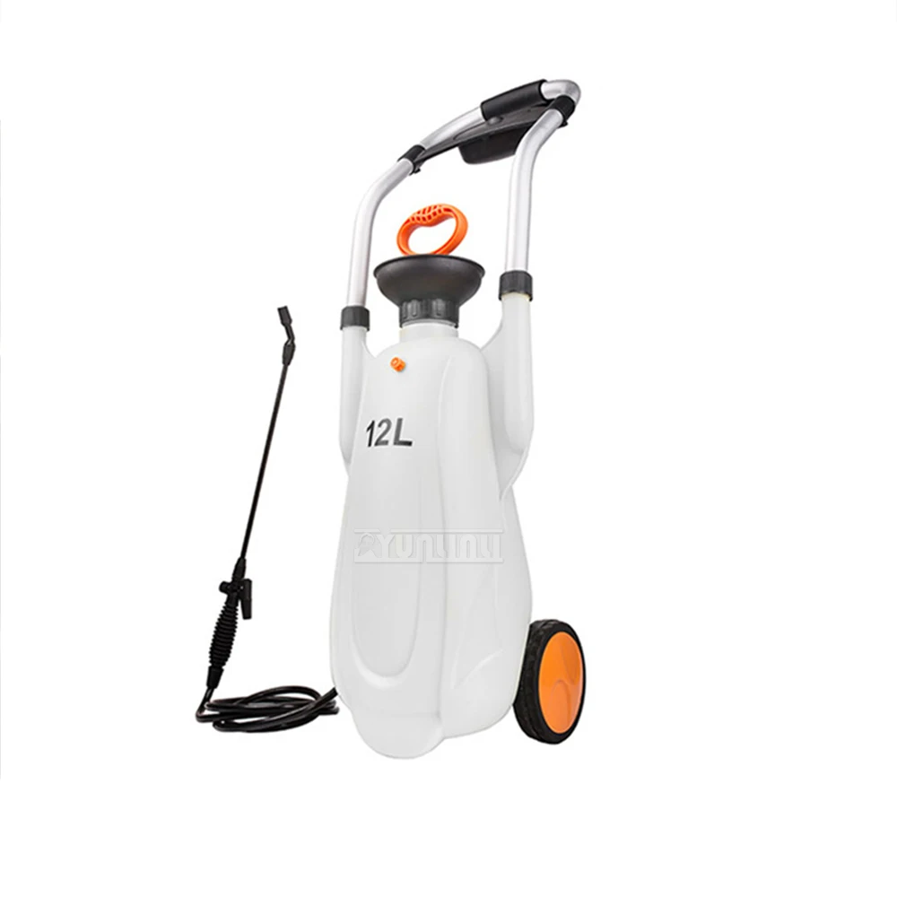 2025new 12L pesticide sprayer High pressure Agricultural Sprayer Orchard & Garden Pesticide Spray Machine, Wheel-mounted Sprayer