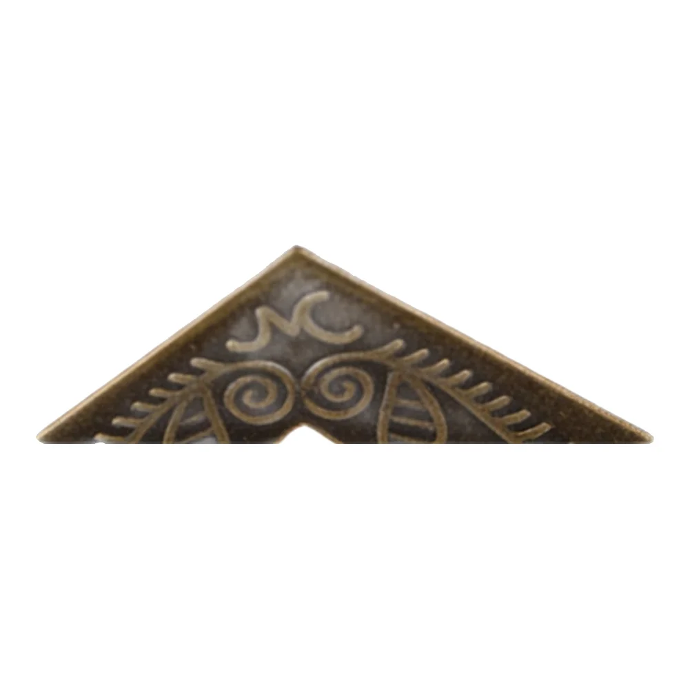 12pcs-triangle-shaped-corner-brackets-for-furniture-boxes-photo-frames-bags-and-wood-projects-made-of-alloy-with-screws