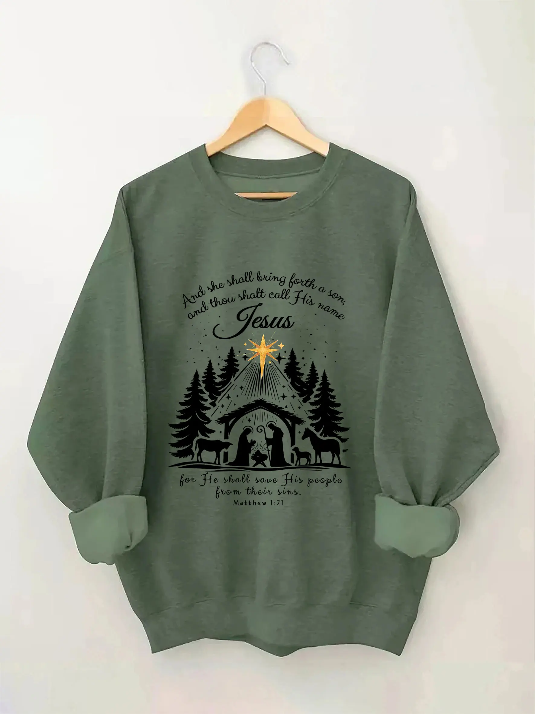 Jesus Is The Reason For The Season Sweatshirt Religious Christian Christmas Sweatshirt Christmas Gift Christian Gift