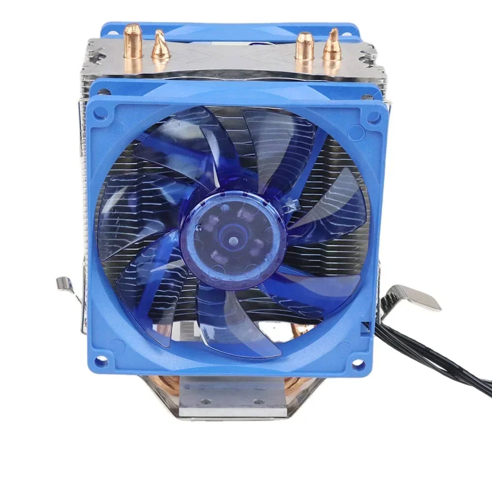 Custom Cooler Master Silent Fan Heat Pipe Desktop PC Computer Case Air Cooler Fan CPU Radiator