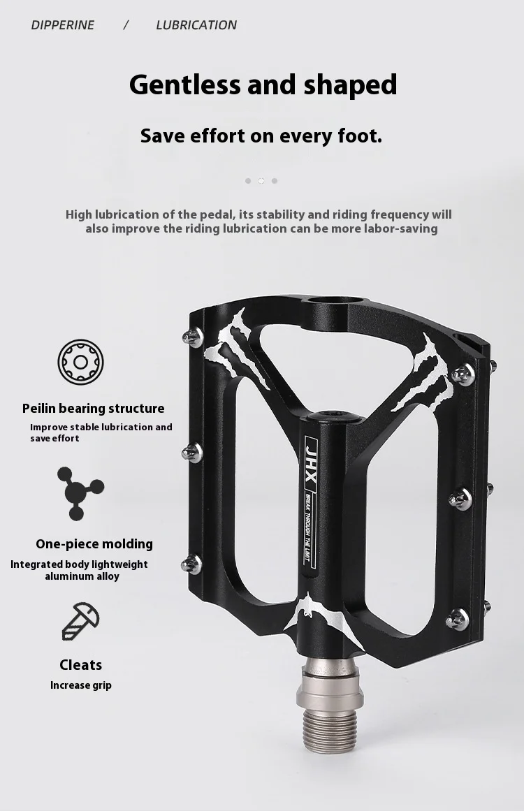 Ultraleichte Fahrradpedale aus Aluminiumlegierung, Schnellspann-Faltpedale mit Lagerplattform für Rennrad, MTB und Faltrad – Detail 8