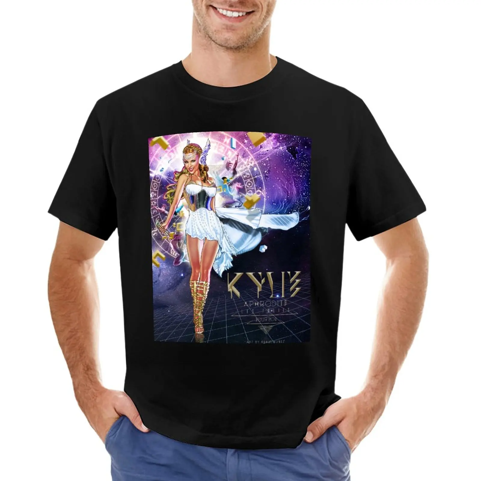 Kylie Minogue Aphrodite Goddess T-Shirt graphic t shirts Short t-shirt men t shirts