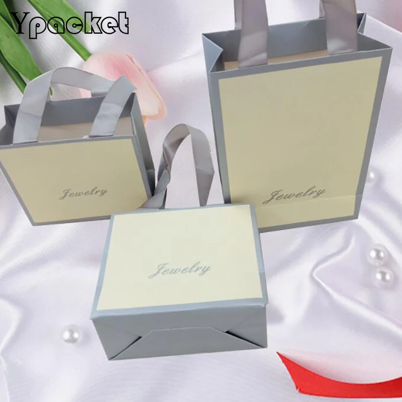 

Wedding Birthday Decoration Event Party Supplies Small Mini Gift Bag With Handles Paper Gift Bag For Candy Jewelry Sets Packing