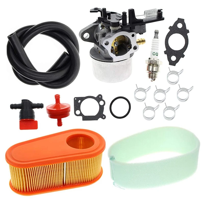 Carburador 591137 para cortacésped Briggs y Stratton 591137, 590948, 775EX, motor carburador 795066 796254 con filtro de aire