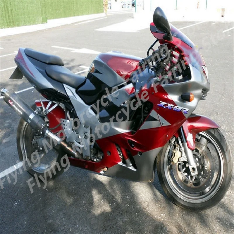 

For Kawasaki NINJA ZX-9R 94 95 96 97 Aftermarket Body Kit ZX9R ZX 9R 9 R 1994 1995 1996 1997 Motorcycle Fairing Kit red black