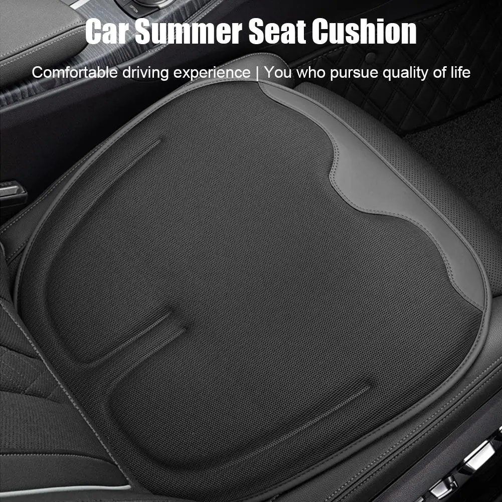 

Universal Car Gel Cooling Seat Cushion 3D Honeycomb And Ice Silk Car Chair Home Season Cool Four Cool Office Cushion Breath W3O4