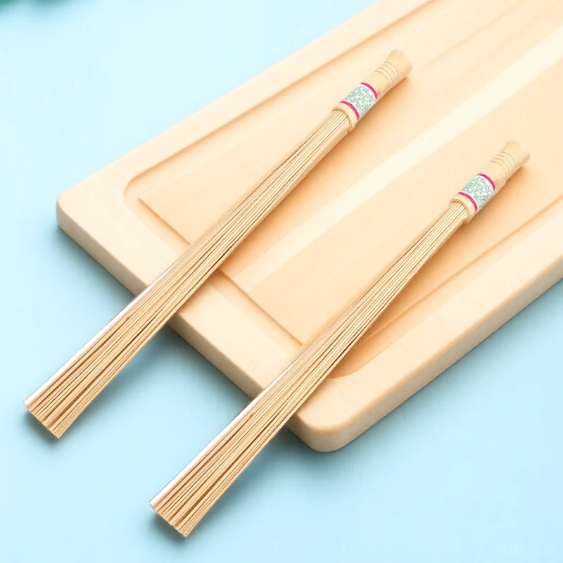 

2 шт. бамбуковая массажная палочка для спины, портативный нескользящий ручной массажер для тела для снятия усталости, иммунная система, усиление