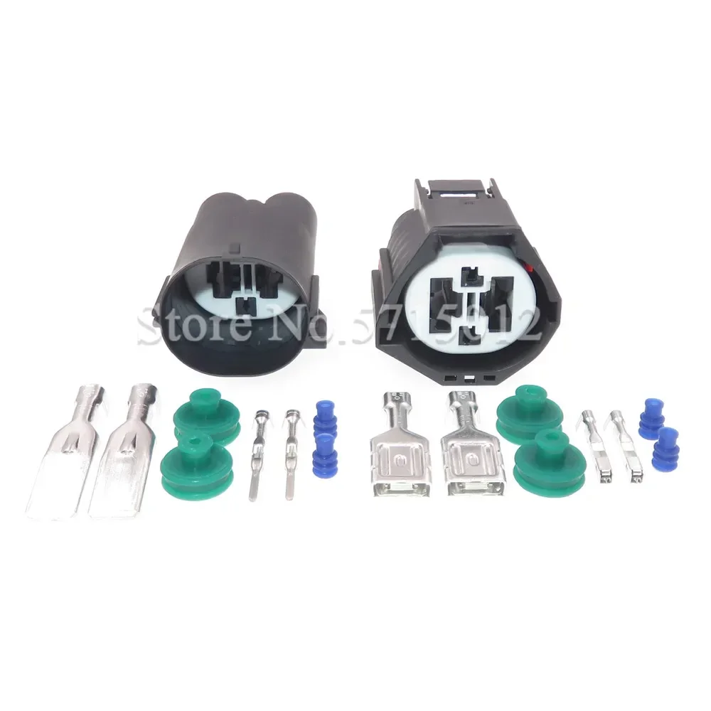 4 Hole 7283-8497-90 Car Waterproof Connector Electric Fan Cable Socket For Ford Focus Volvo Land Rover