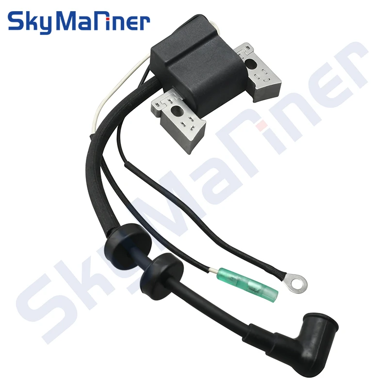 Ignition Coil 6BX-85571 6BX-85571-00 For Yamaha Outboard F4L F4B F4S F5A F6L F6S F6C F6 4 Stroke Marine accessories