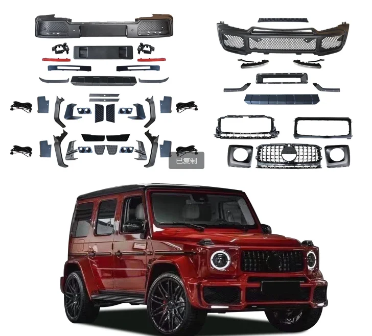 

For New Condition Bez G Class W464 AMG Bodykit Front And Rear Bumpers For Automotive Parts Made Of Plastic