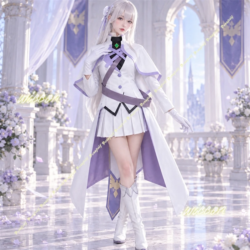 emilia-nouvelle-tenue-costume-de-cosplay-re-zero-fanart-costume-de-chevalier-cape-longue-violette-gilet-mini-robe-perruques-fete-d'halloween