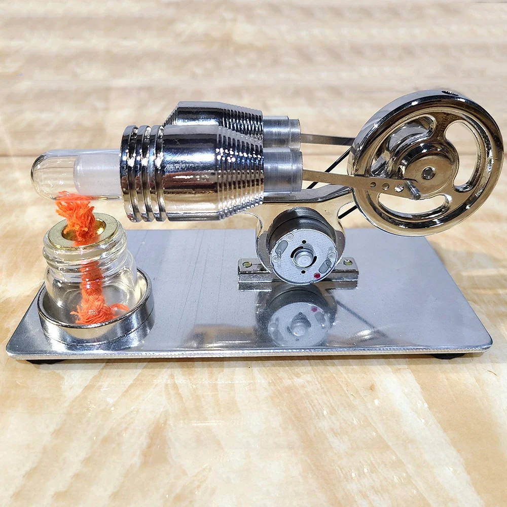 Miniature Stirling Engine Steam Engine Generator Model DIY Physics Science Toy Birthday Gift