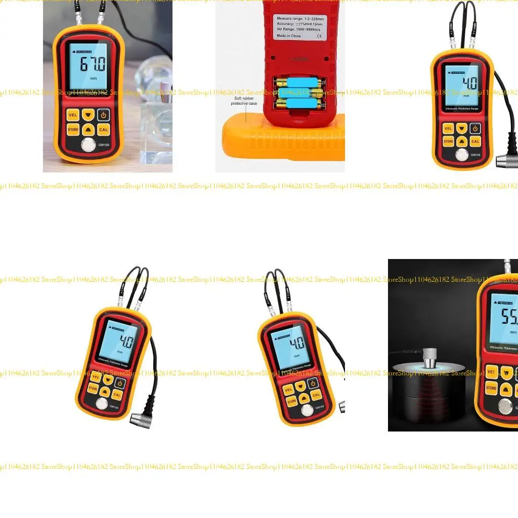 

Q2Q4 Ultrasonic Thickness Gauges Sensors Probe Thickness Tester High Accuracy Measurement for Metal Ceramics Glass