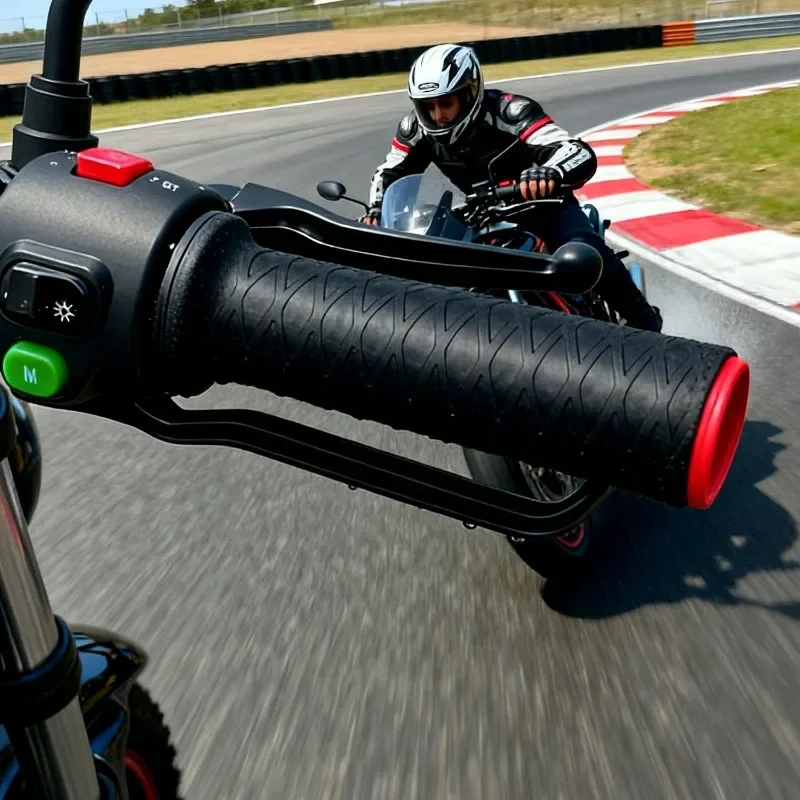 العالمي المضادة للانزلاق سيليكون دراجة نارية تحويل ركوب والعتاد الغطاء الواقي سحب التدريجي دراجة نارية المضادة للانزلاق غطاء المقود #3
