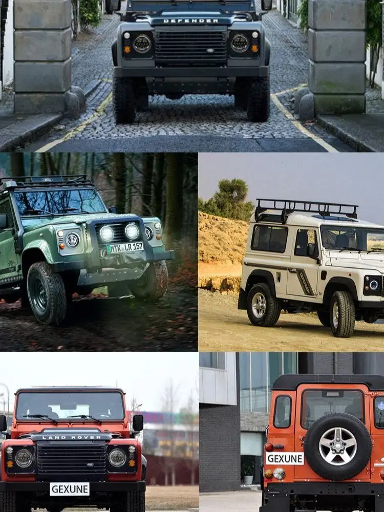 10 stks Gerookte Mistachterlicht Achteruitrijlicht Compleet LED Lamp Upgrade Kit 7 "led koplamp Voor Land Rover Defender 1990-2016 - afbeelding 2