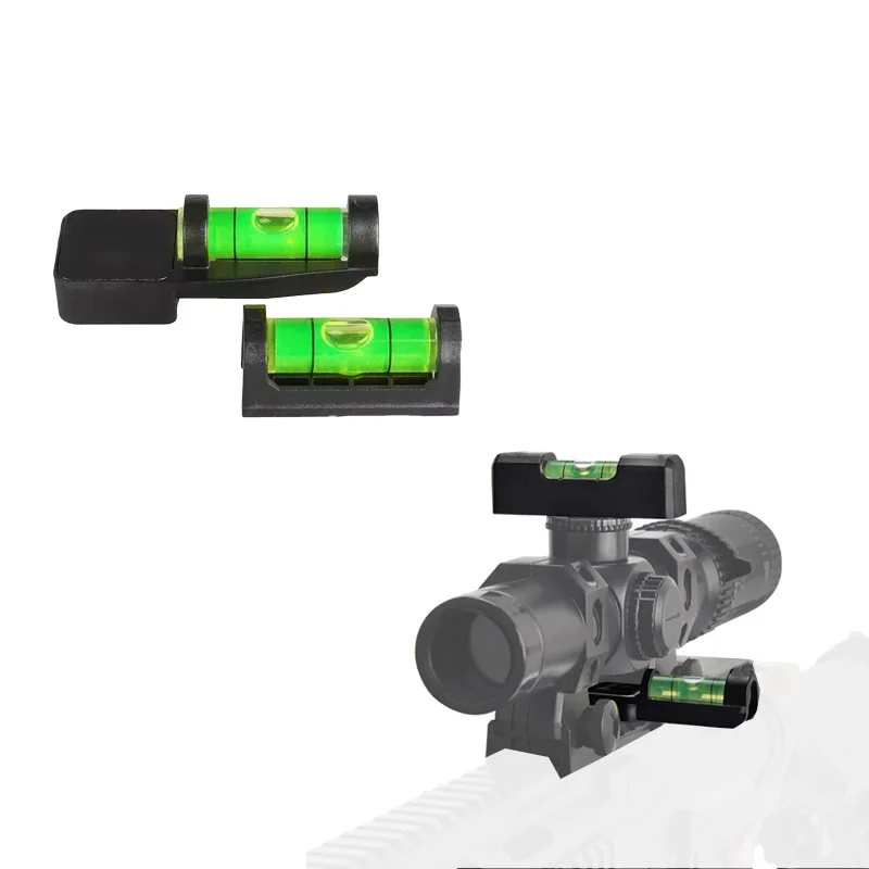 1 conjunto de ferramentas de layout de medição de nível de bolha magnética níveis com base magnética para kit de nivelamento de montagem de escopo de caça