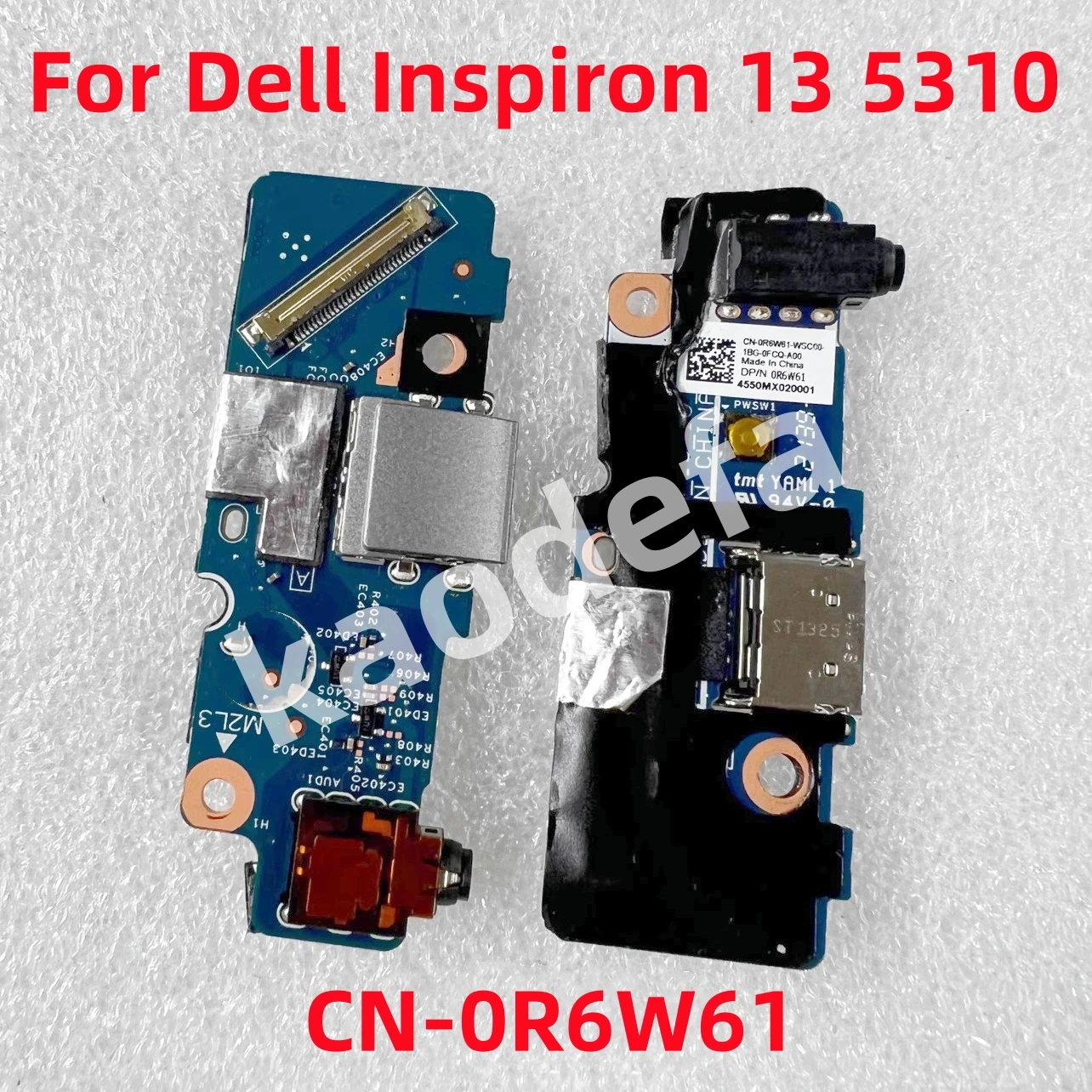 

CN-0R6W61 для ноутбука Dell Inspiron 13 5310, USB-аудио маленькая плата CN-0R6W61 0R6W61 R6W61 100% тест в порядке