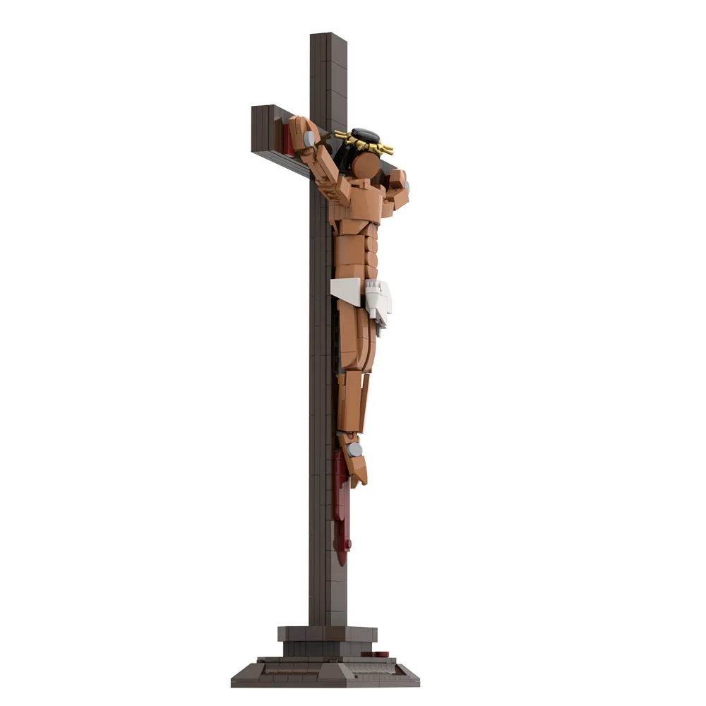 ตัวต่อ Gobricks MOC ศาสนา พระเยซู ถูกตรึงกางเขน ชุดตัวต่อแบบประกอบเอง ของเล่นเด็ก ของขวัญ