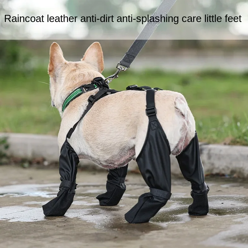 Waterproof Dog Shoes Adjustable Dog Boots Pet Breathbale Shoes for Outdoor Walking Soft Small Medium Dogs Pets Paws Protector