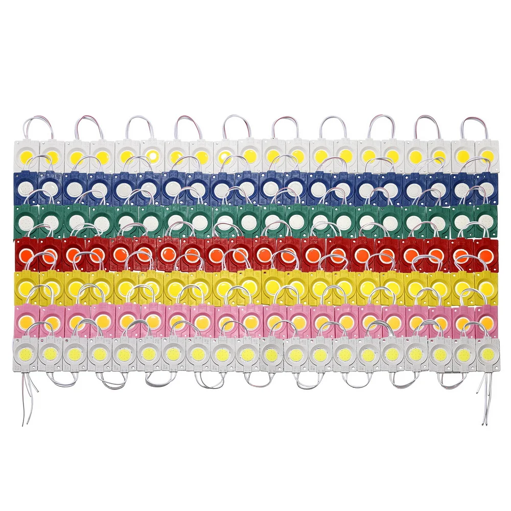 20pcs/lot injection with lens COB LED module waterproof LED back light backlight for sign channel letter DC12V 2W IP68led module