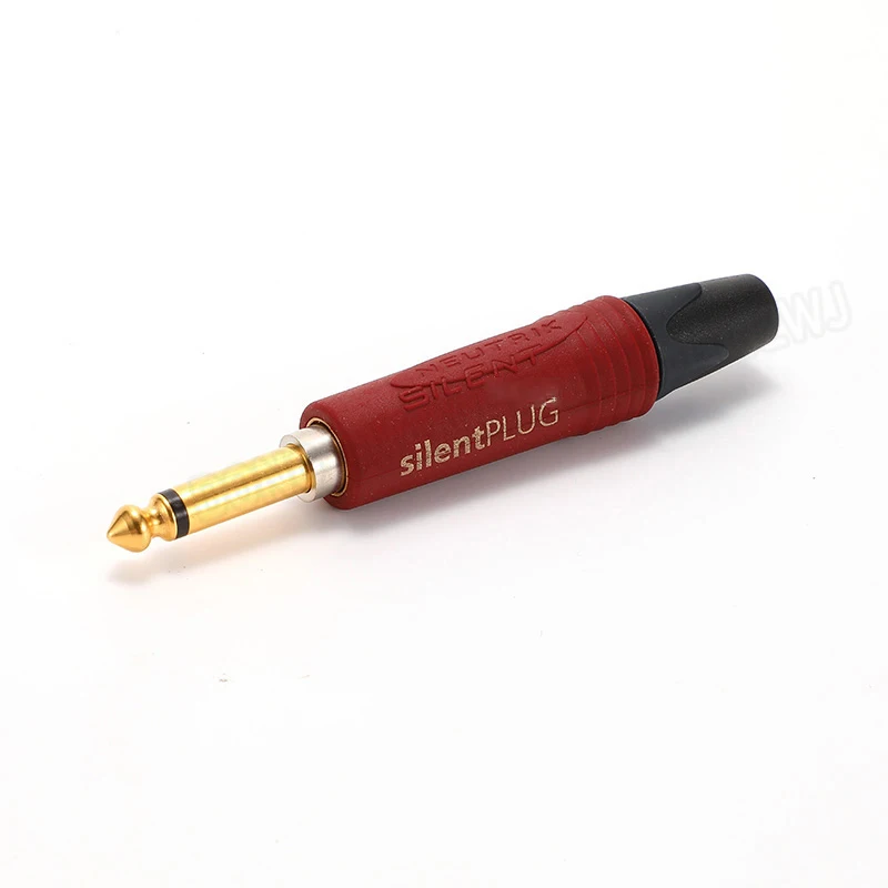 6.35mm Mono Silent Guitar Plug, Straight/Bent 1/4