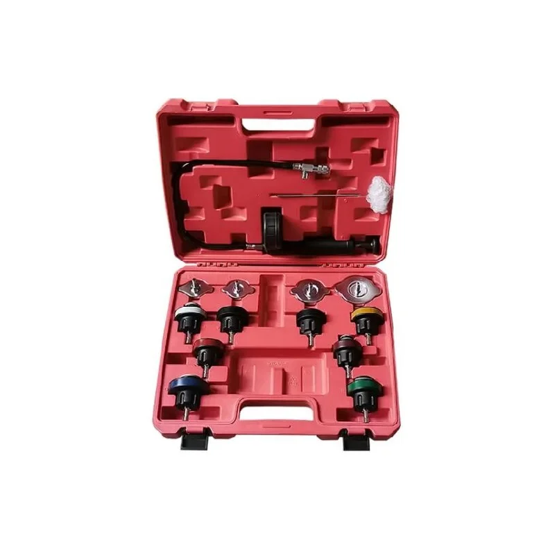 New 2024 Universal Radiator Pressure Tester Set Vacuum Type Cooling System Test Water Tank Leak Detection Detector Tool