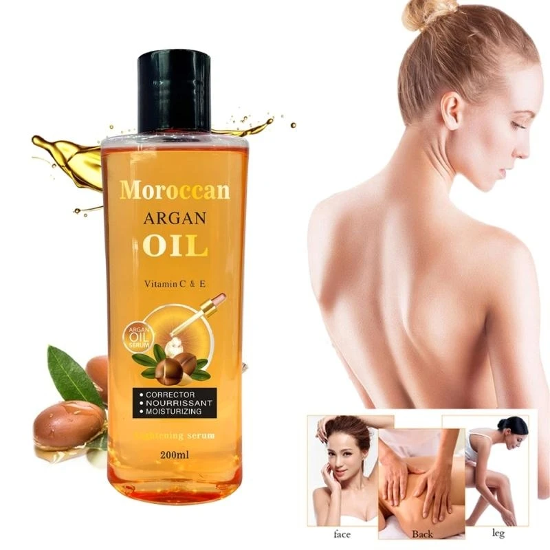 Moroccan Argan Oil Body Moisturizing Skin Care Massage Softening Hair