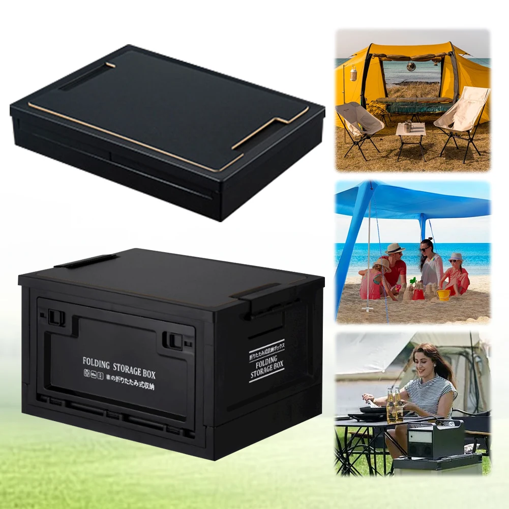 

20/30L Camping Storage Box Large Capacity Outdoor Trunk Organizer Multifunctional Folding Car Storage Case for Camping Items