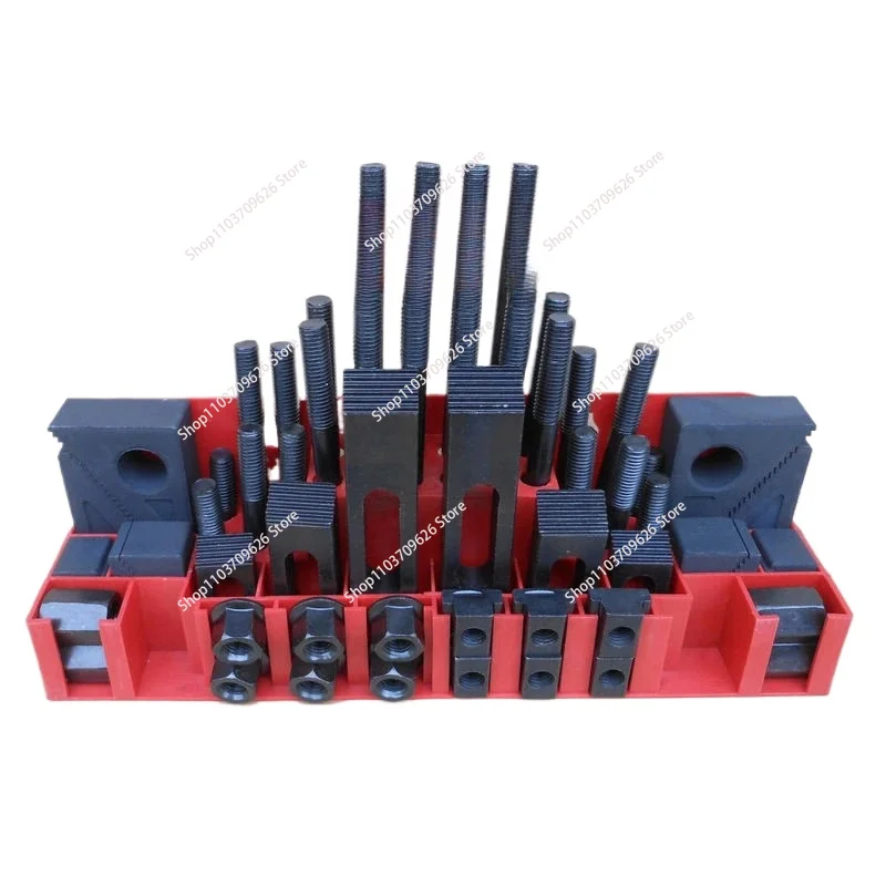 M12 universal fixture screw group clamping plate processing parts, milling machine clamping kit 58pcs