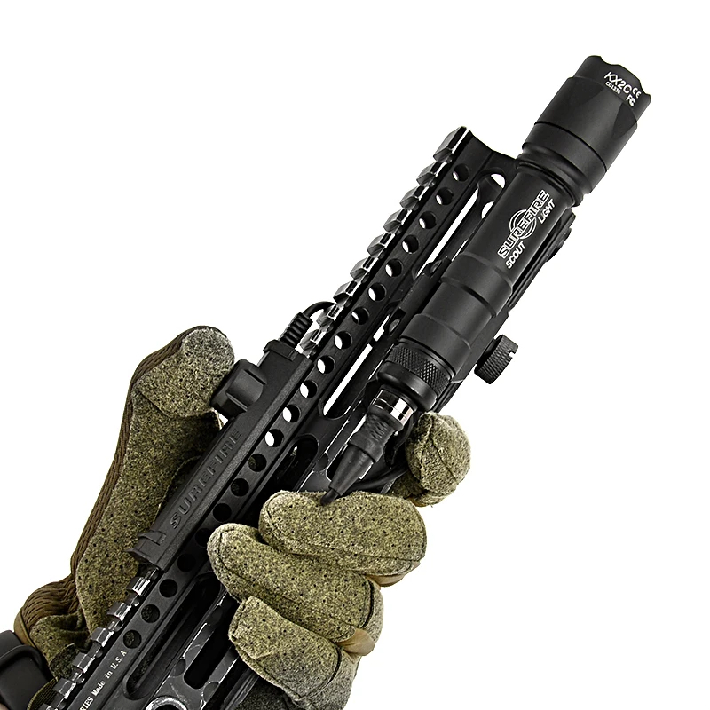 Surefire Tactical Flashlight M300 M600 With SR07 Dual Function Remote Pressure WeaponLight Switch 20mm Rail Fit Hunting Airsoft