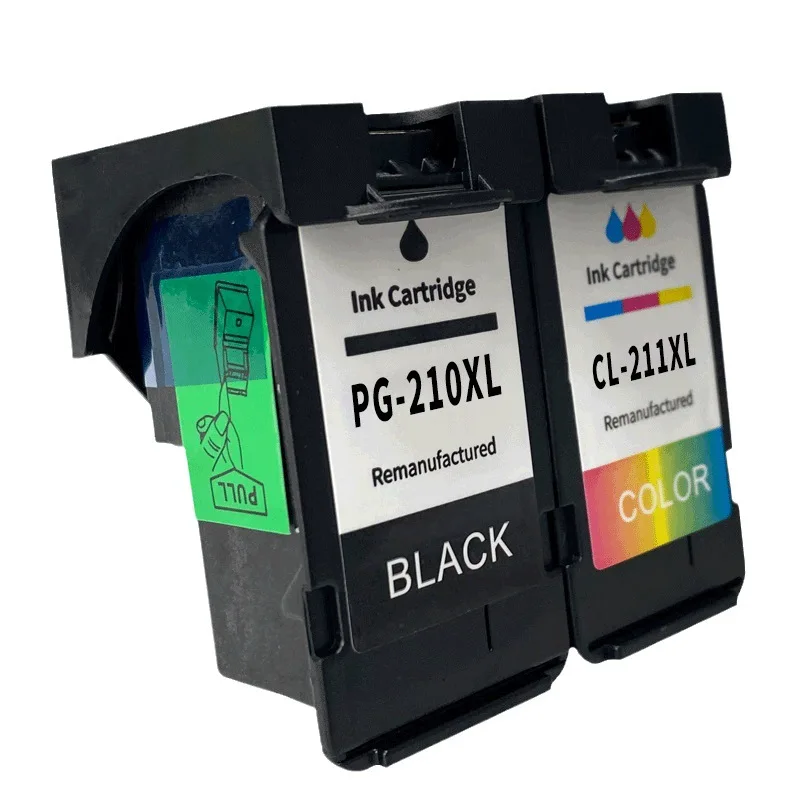 Compatible Ink Cartridge Replacement For Canon PG210 CL211 Pixma iP2700 iP2702 MP230 MP240M P250 MP270 MP280 MP480 MP490 Printer