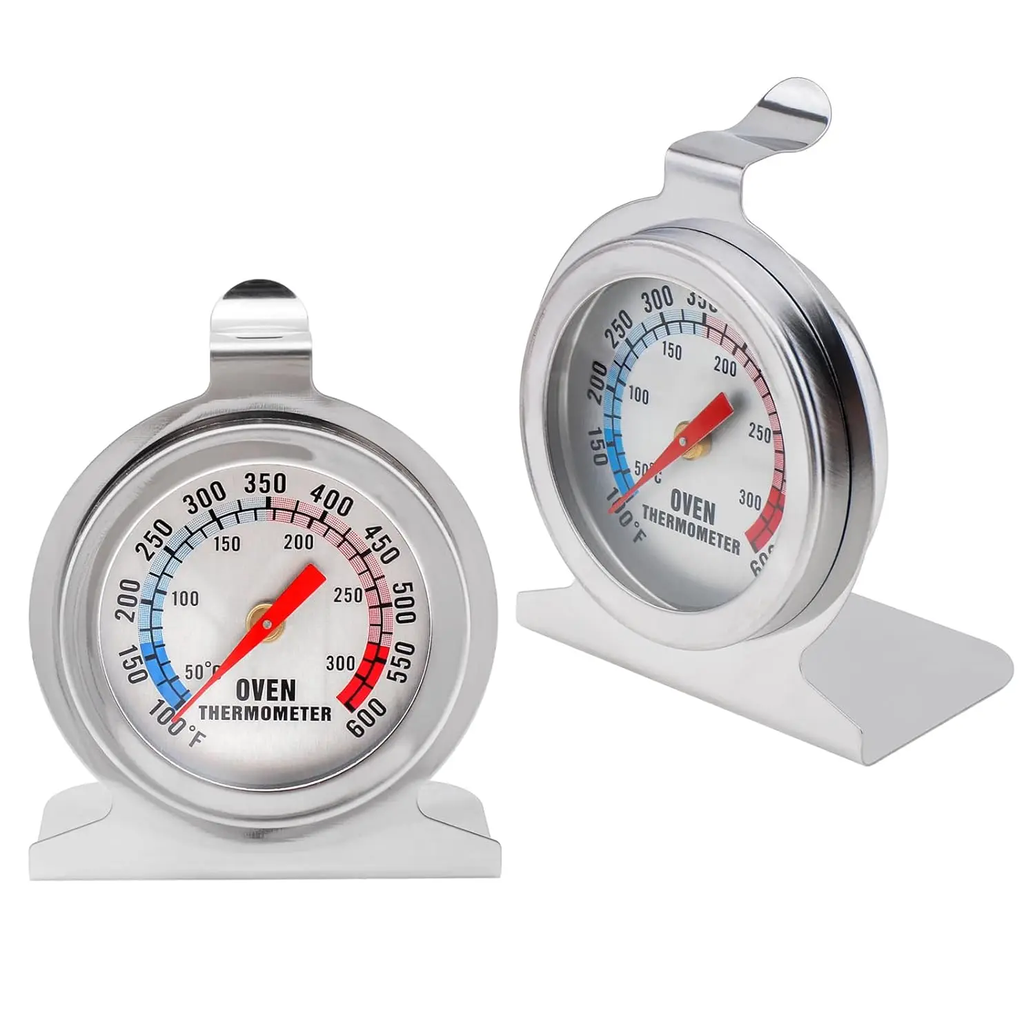 Mini Stainless Steel BBQ Thermometer Oven Temperature Gauge for Home Kitchen Cooking Barbecue 50 300℃ 100 600℉